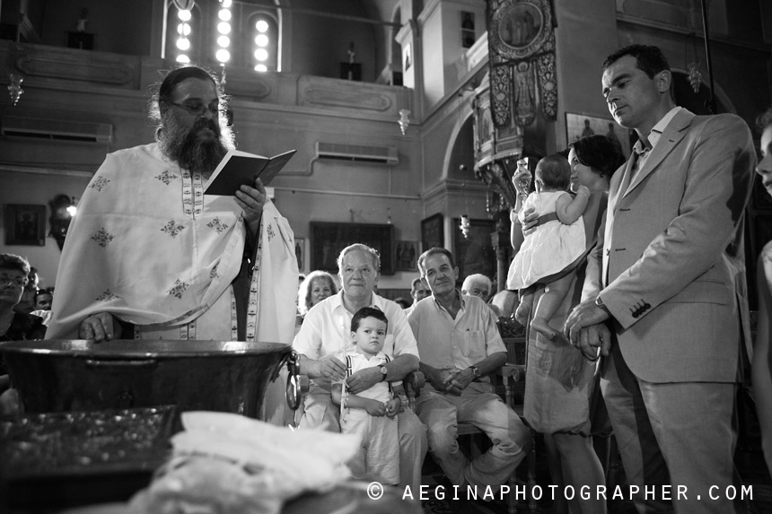 Η Βάπτιση της Ηλέκτρας στην Παναγίτσα Αίγινας