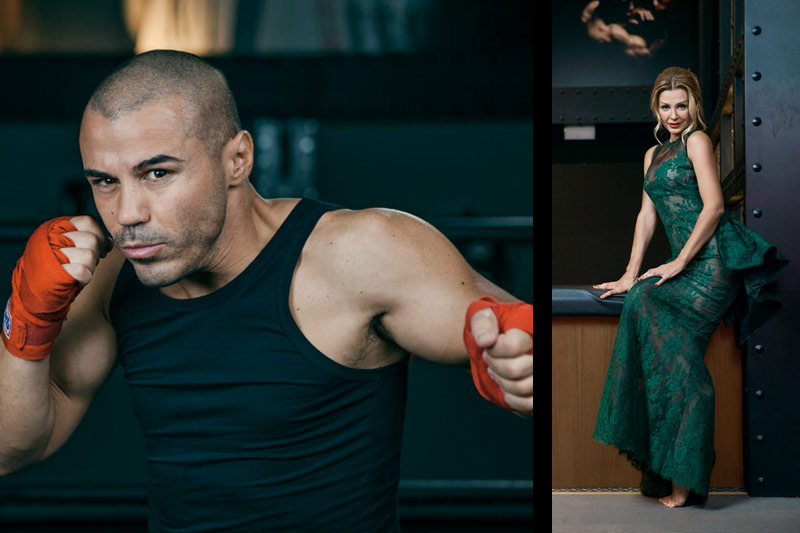 Kick Boxer Mike Zambidis and his Manager Tonia Fouseki for People