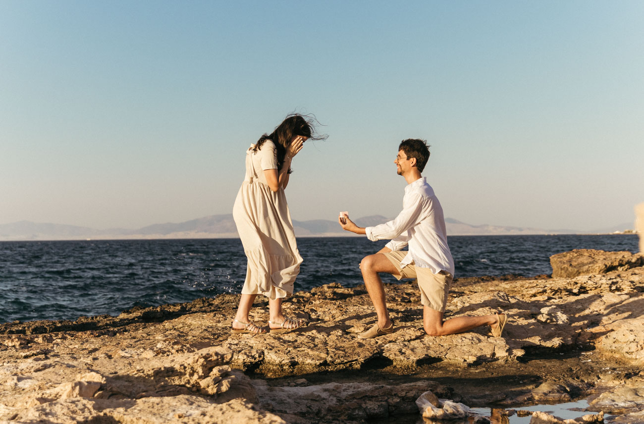 Miguel & Alexandra Wedding Proposal in Aegina Island